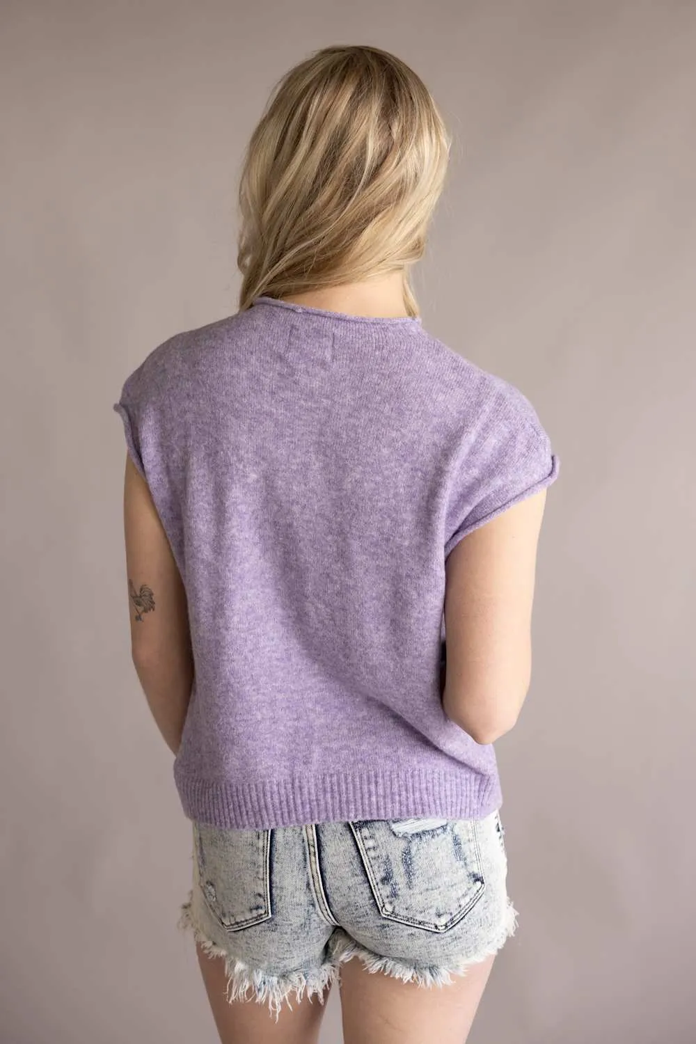 Things Between Piper Vest for Women in Lavender | TBW13702-LAV sold by Glik’s product image thumbnail 2
