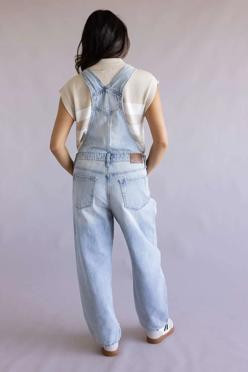 Hidden Classic Cropped Barrel Overalls for Women | HD8133BAC-LT sold by Glik’s product image thumbnail 2