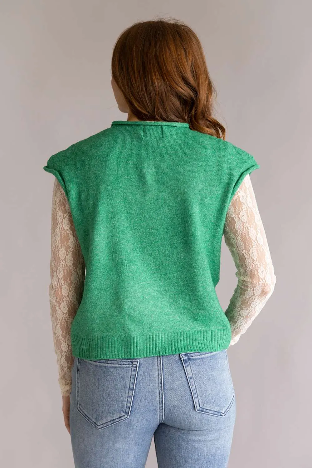 Things Between Piper Vest for Women in Green | TBW13702-GRN sold by Glik’s product image thumbnail 3