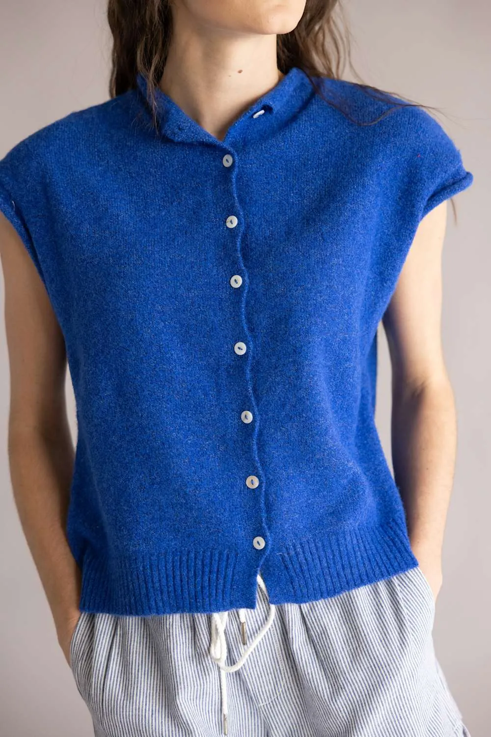 Things Between Piper Vest for Women in Cobalt Blue | TBW13702-BLU sold by Glik’s product image thumbnail 4