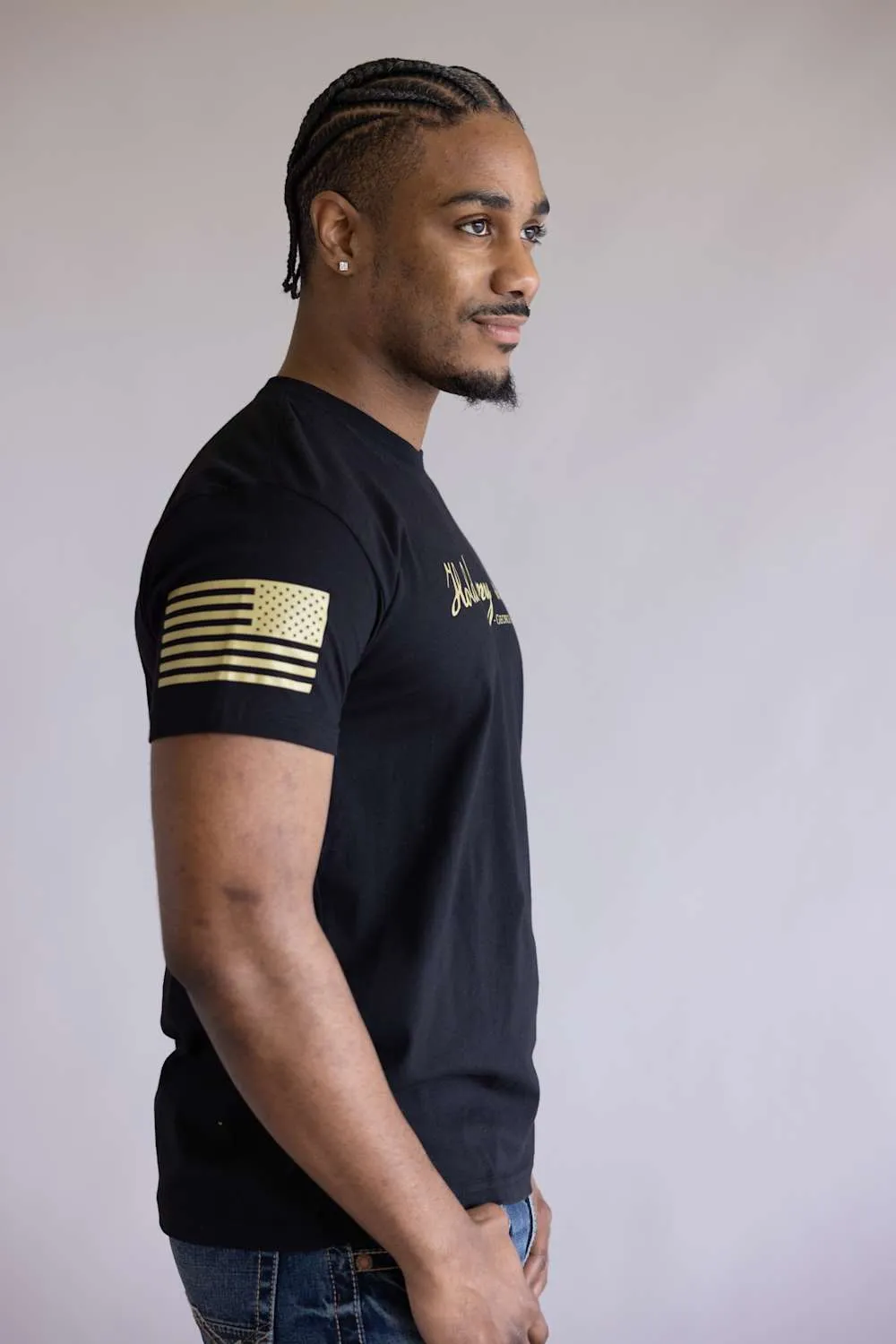 Grunt Style Hold My Beer T-Shirt for Men in Black | GS3832-BLACK sold by Glik’s product image thumbnail 2