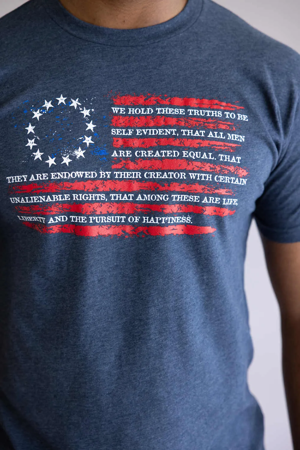 Grunt Style Declaration T-Shirt for Men in Midnight Navy | GS7110-MIDNIGHTNAVY sold by Glik’s product image thumbnail 3