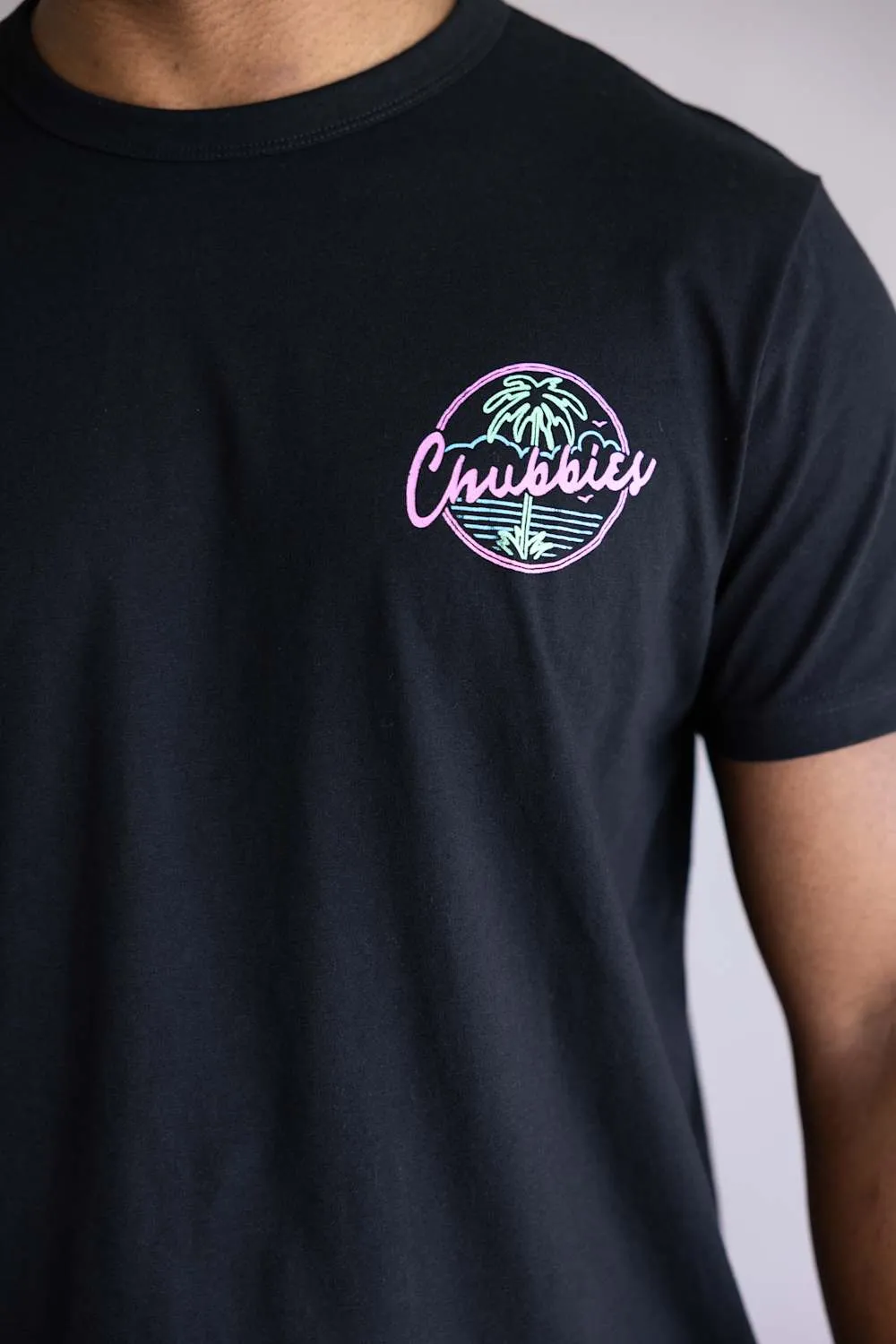 Chubbies The Night Never Sleeps T-shirt for Men in Black | 502261-31 BLACK sold by Glik’s product image thumbnail 2