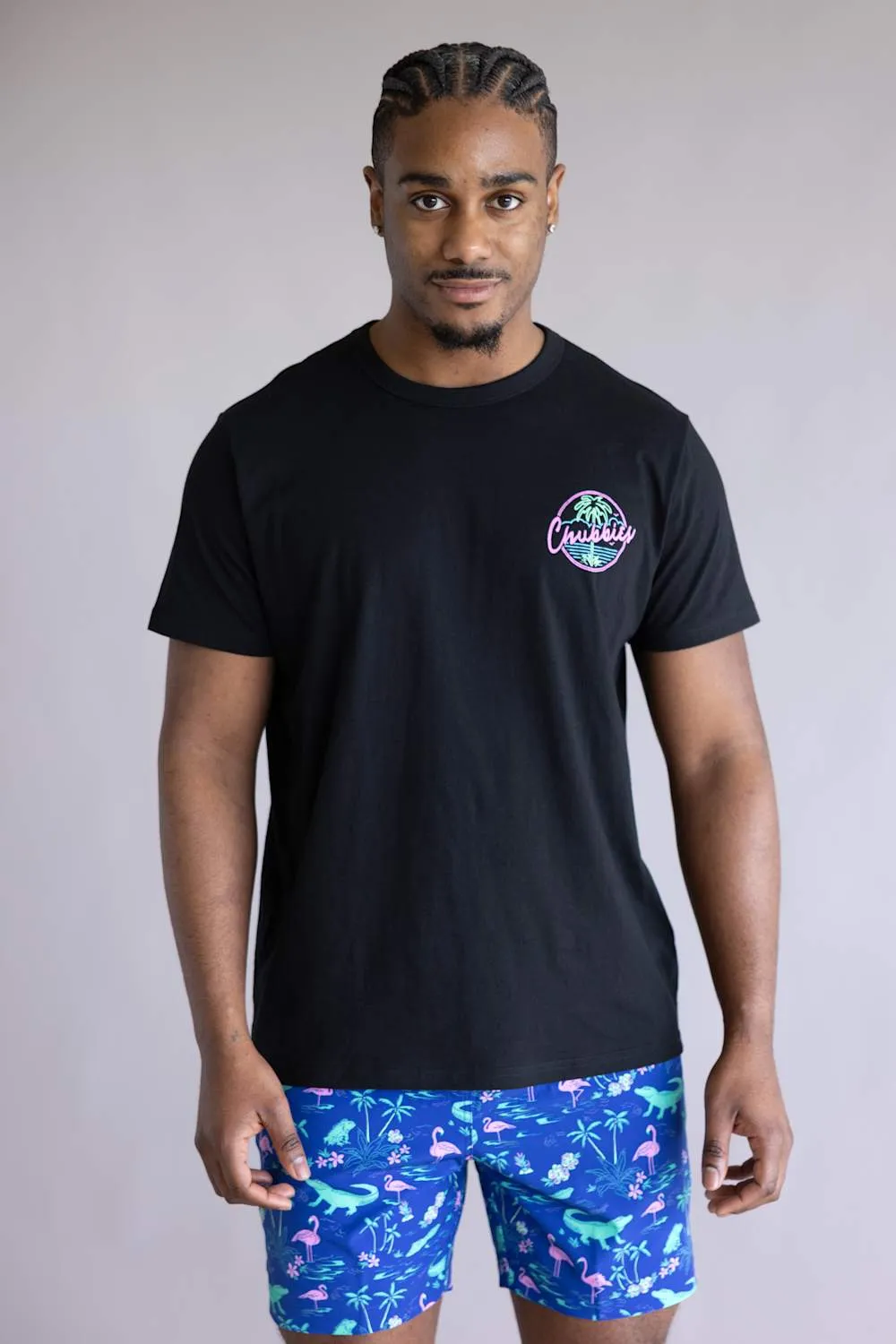 Chubbies The Night Never Sleeps T-shirt for Men in Black | 502261-31 BLACK sold by Glik’s product image thumbnail 3