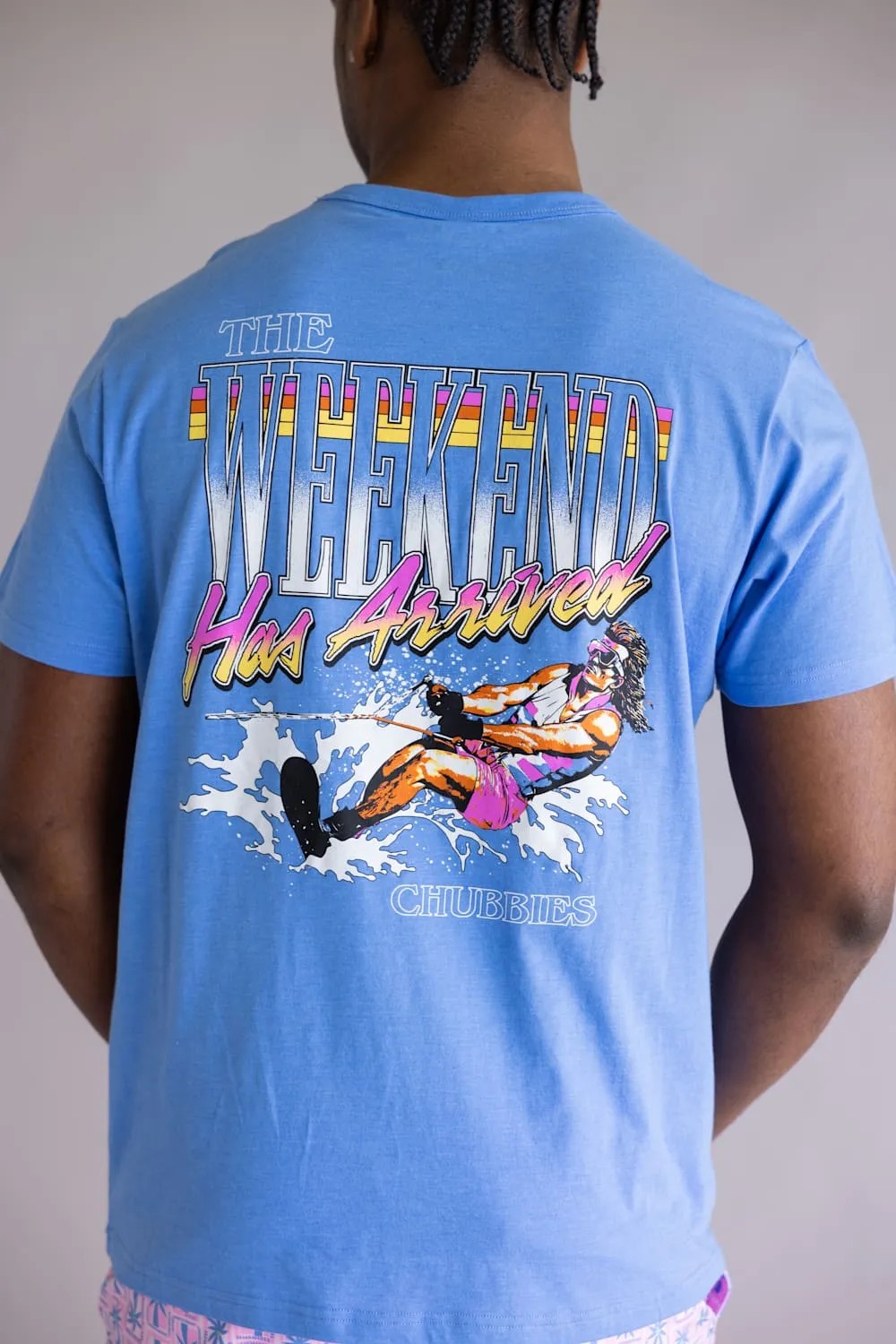 Chubbies The Heck Yes Brother T-shirt for Men in Blue | 502261-21 BLUE sold by Glik’s product image thumbnail 4