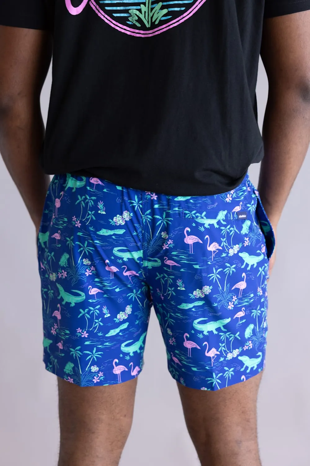 Chubbies Classic Swim Trunks 5.5” Shorts for Men in Swamp & Cirumcstance | 126261-09 BLUE sold by Glik’s product image thumbnail 3