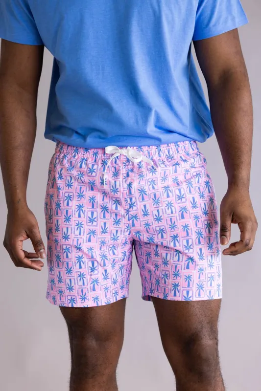 Chubbies Classic Swim Trunks 5.5” Shorts for Men in Pink | 126261-12 PINK made by Chubbies