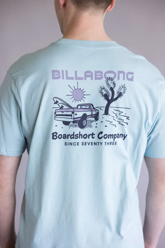 Billabong Tailgating Premium T-Shirt for Men in Dusty Blue | 24A521605-DSTBLUE made by Billabong
