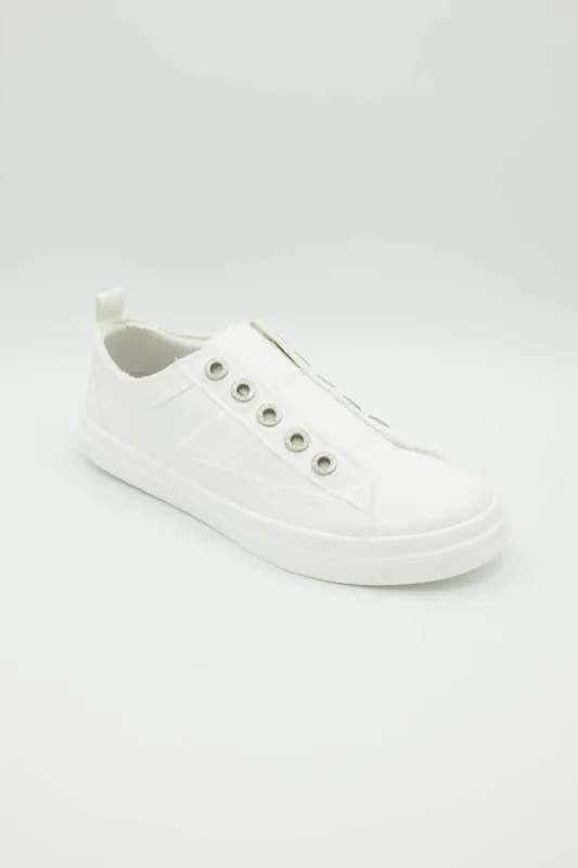 Blowfish Malibu Hangout Slip On Sneakers for Women in White | J8827F3-WHITE sold by Glik’s