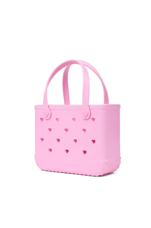Bogg Bag Bitty Heart Cut Out Bogg Bag in Taffy | BC1314012-TAFFY sold by Glik’s