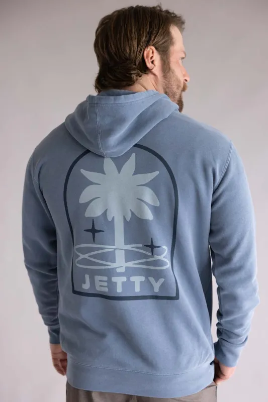 Jetty Orbit Grove Hoodie for Men in Pigment Slate | S26ORBI-M13004BLU sold by Glik’s
