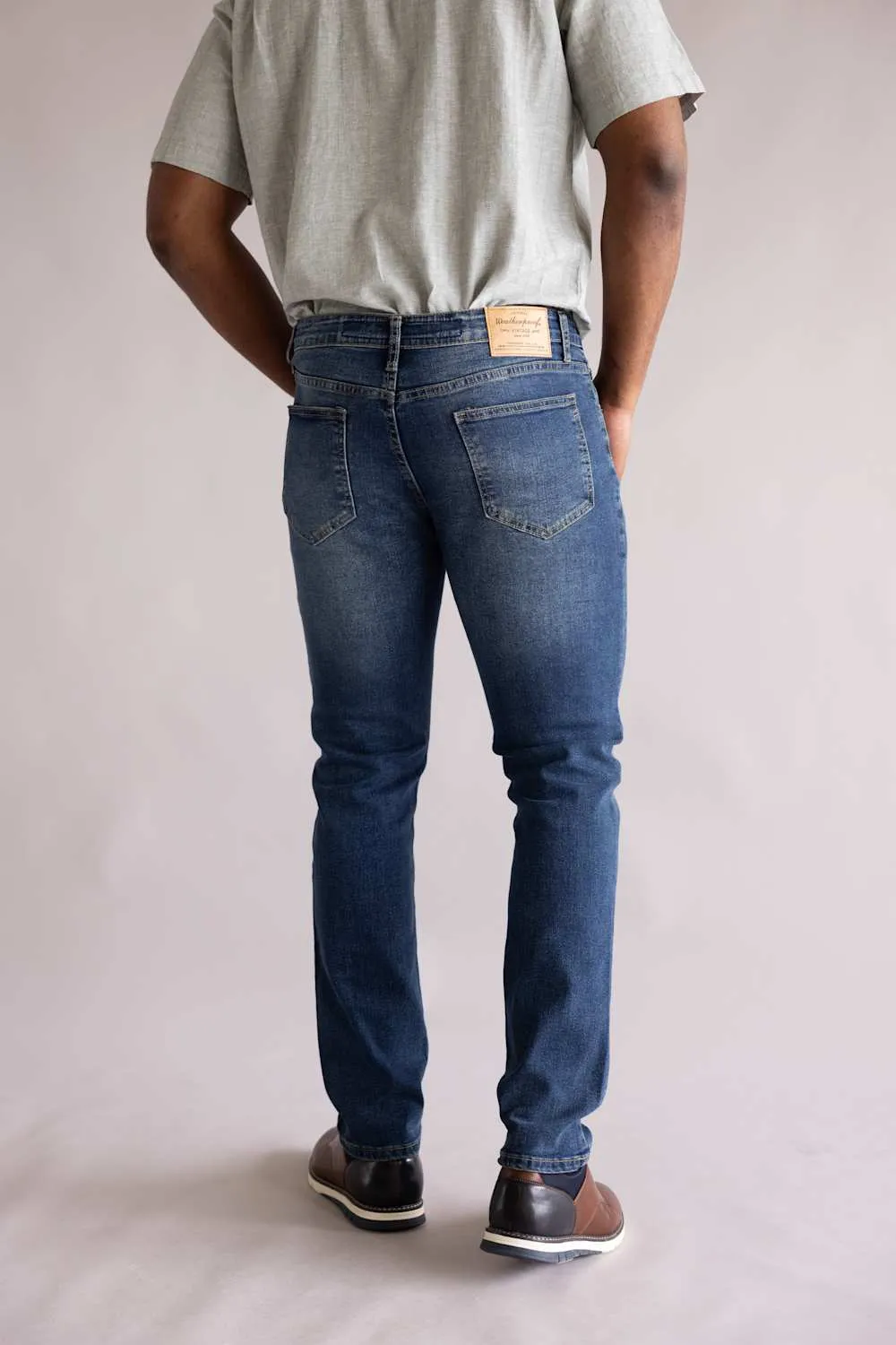 Weatherproof Vintage Slim Jeans for Men in Tidepool Tint | WP25-94SL TIDEPOOL TINT sold by Glik’s product image thumbnail 2