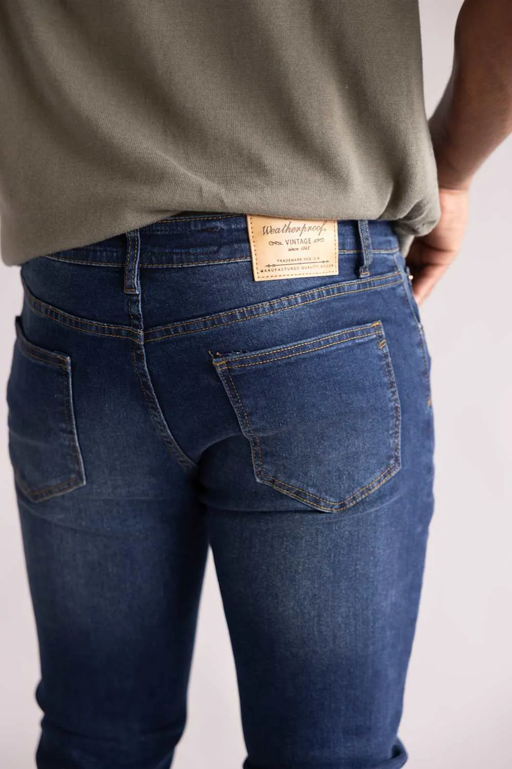 Weatherproof Vintage Slim Jeans for Men in Silt Blue | WP25-94SL-SILTBLUE sold by Glik’s product image thumbnail 3