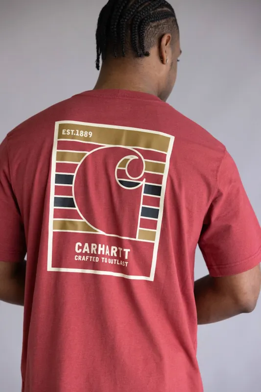 Carhartt Irvine Relaxed Outlast T-Shirt for Men in Amber | 107297-RE4-AMBER made by Carhartt