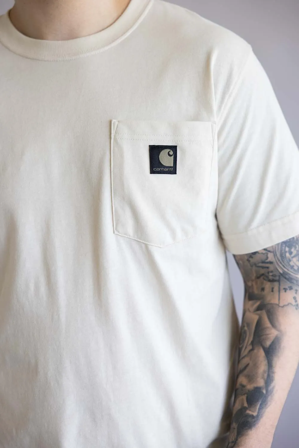 Carhartt Irvine Relaxed Camo T-Shirt for Men in Oatmilk | 107357-A16-OATMILK sold by Glik’s product image thumbnail 3