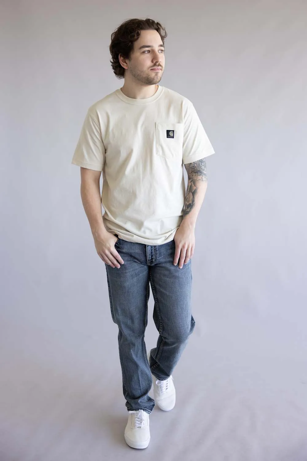 Carhartt Irvine Relaxed Camo T-Shirt for Men in Oatmilk | 107357-A16-OATMILK sold by Glik’s product image thumbnail 2