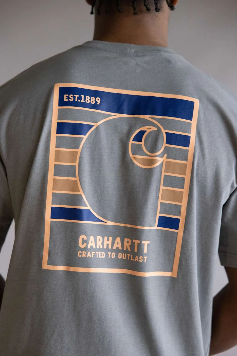 Carhartt Irvine Relaxed Outlast T-Shirt for Men | 107297-E87-ASH sold by Glik’s product image thumbnail 3