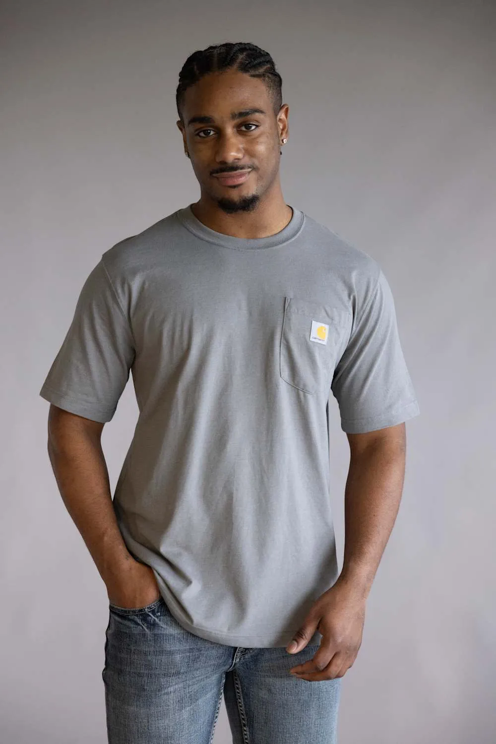 Carhartt Irvine Relaxed Outlast T-Shirt for Men | 107297-E87-ASH sold by Glik’s product image thumbnail 2