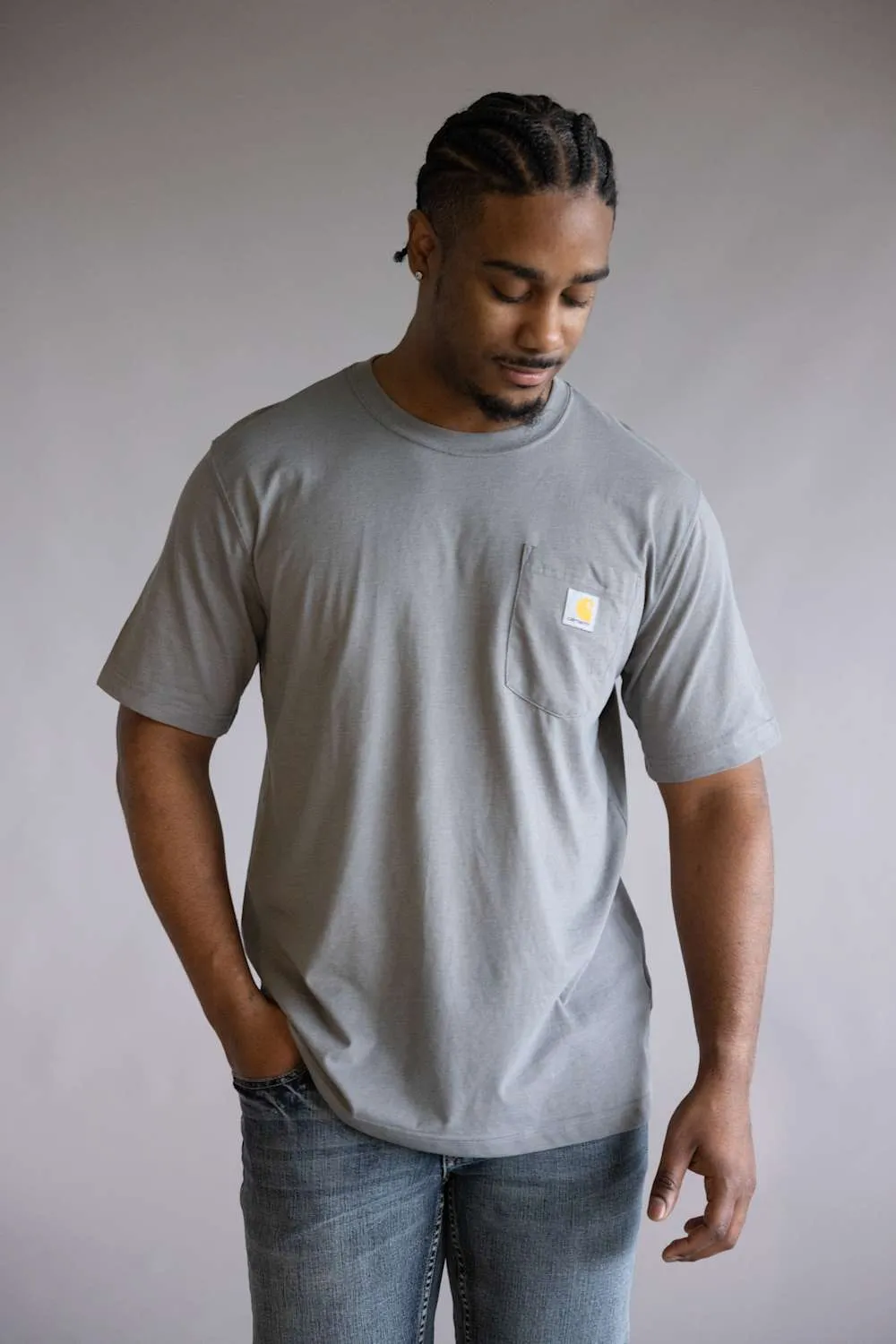 Carhartt Irvine Relaxed Outlast T-Shirt for Men | 107297-E87-ASH sold by Glik’s product image thumbnail 4