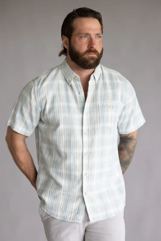 Weatherproof Vintage Cotton Linen Button Down Shirt for Men in Belgian Block | S2684493GK-BELGIANBLOCK sold by Glik’s