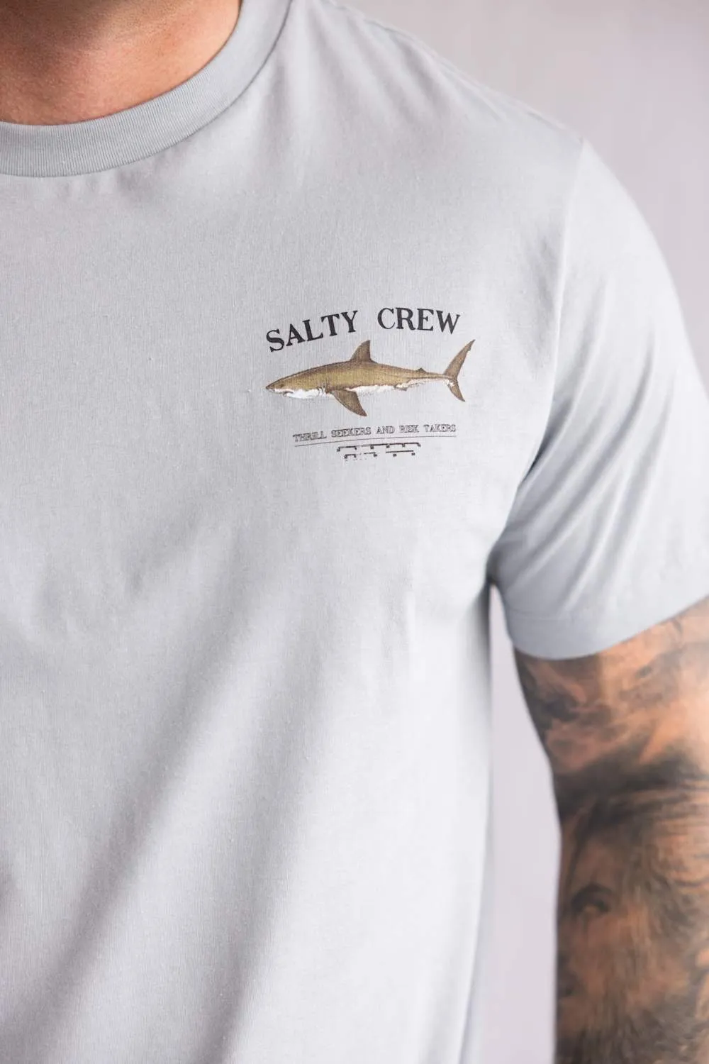 Salty Crew Bruce T-Shirt for Men in Quarry | 20035067-QUARRY sold by Glik’s product image thumbnail 3