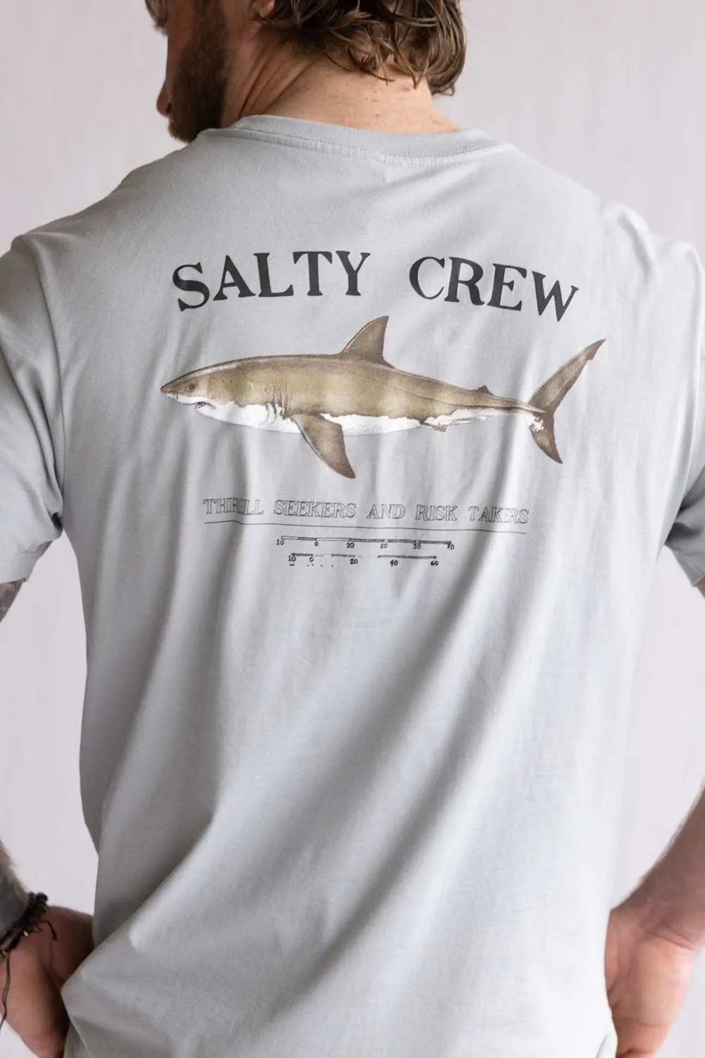 Salty Crew Bruce T-Shirt for Men in Quarry | 20035067-QUARRY sold by Glik’s