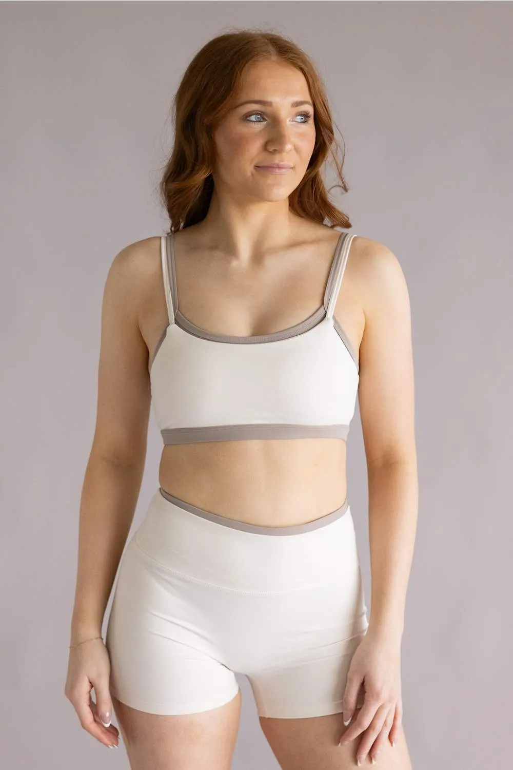 Double Layer Sports Bra for Women in Cream Combo | TP80238-CREAMCOMBO sold by Glik’s product image thumbnail 3