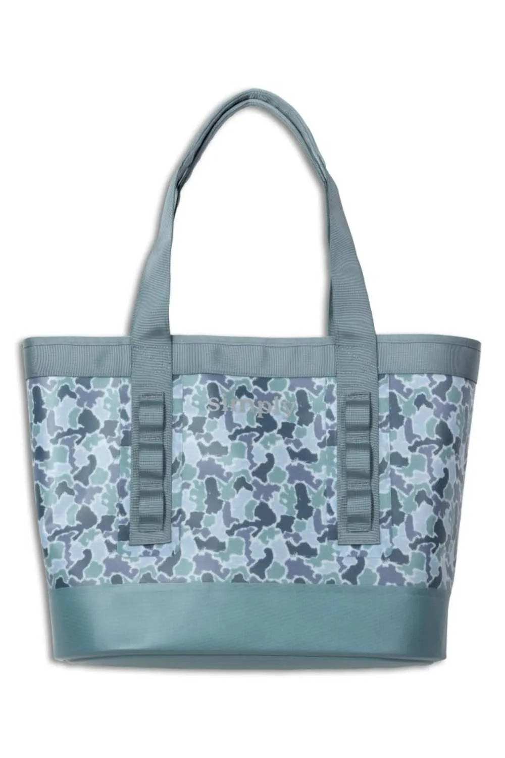 Simply Southern Simply Tough Tote in Blue Camo | 0126-SIMPLYTOTE-TOUGH-CAMO sold by Glik’s