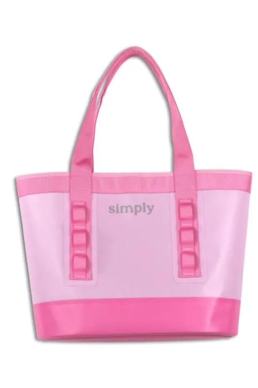 Simply Southern Simply Tough Tote in Pink Tonal | 0126-SIMPLYTOTE-TOUGH-PINK sold by Glik’s