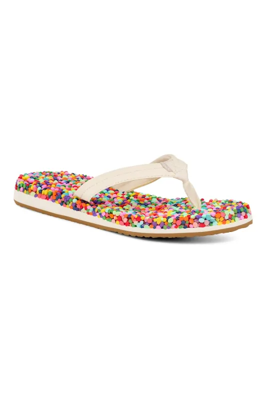 Sanuk Bubblecush Sandals for Women in Rainbow | 1169930-RFT made by Glik’s
