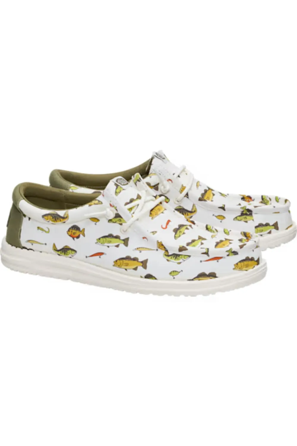 HEYDUDE Men’s Wally Cast Shoes in Egret/Multi | 45725-0NI sold by Glik’s