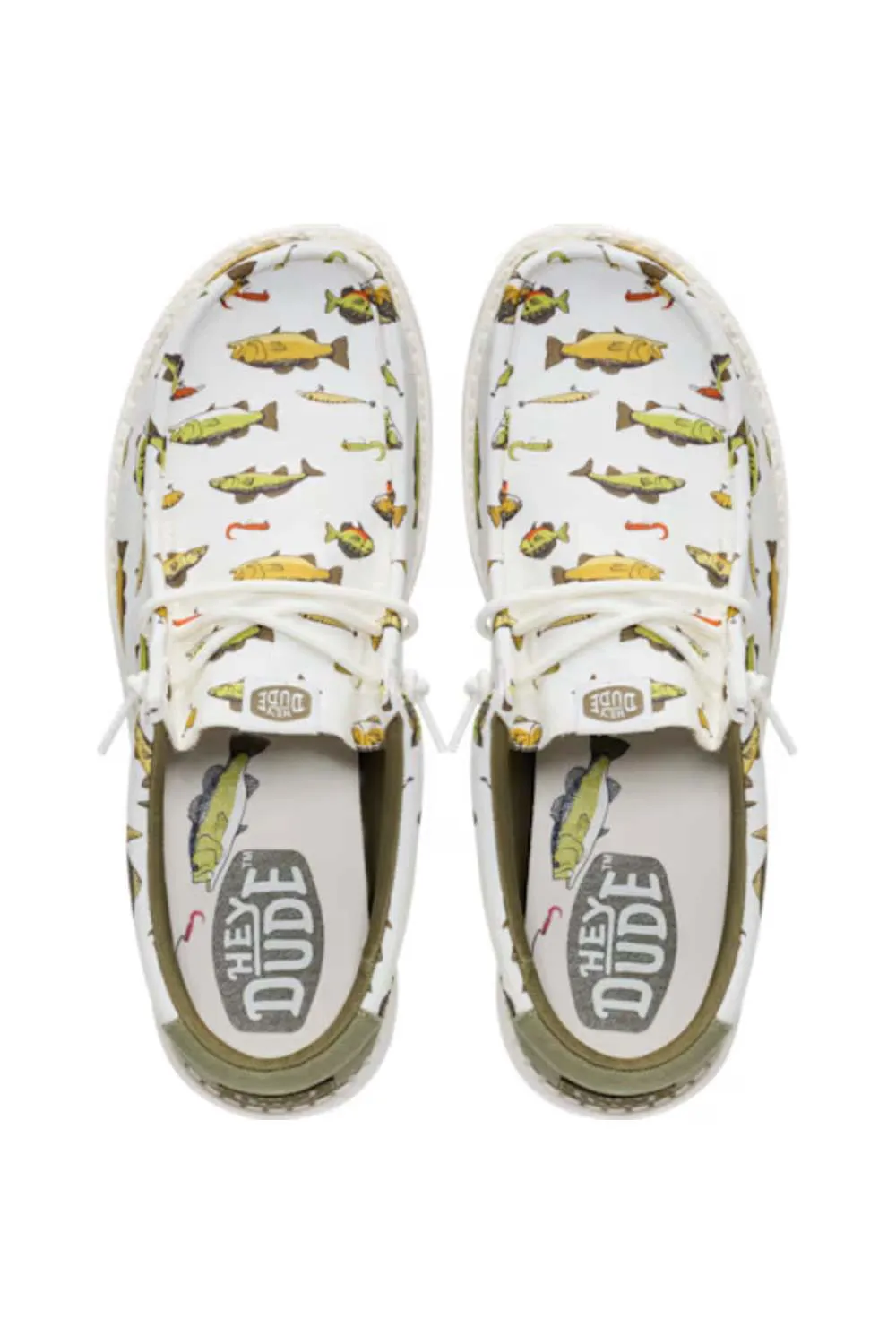 HEYDUDE Men’s Wally Cast Shoes in Egret/Multi | 45725-0NI sold by Glik’s product image thumbnail 3