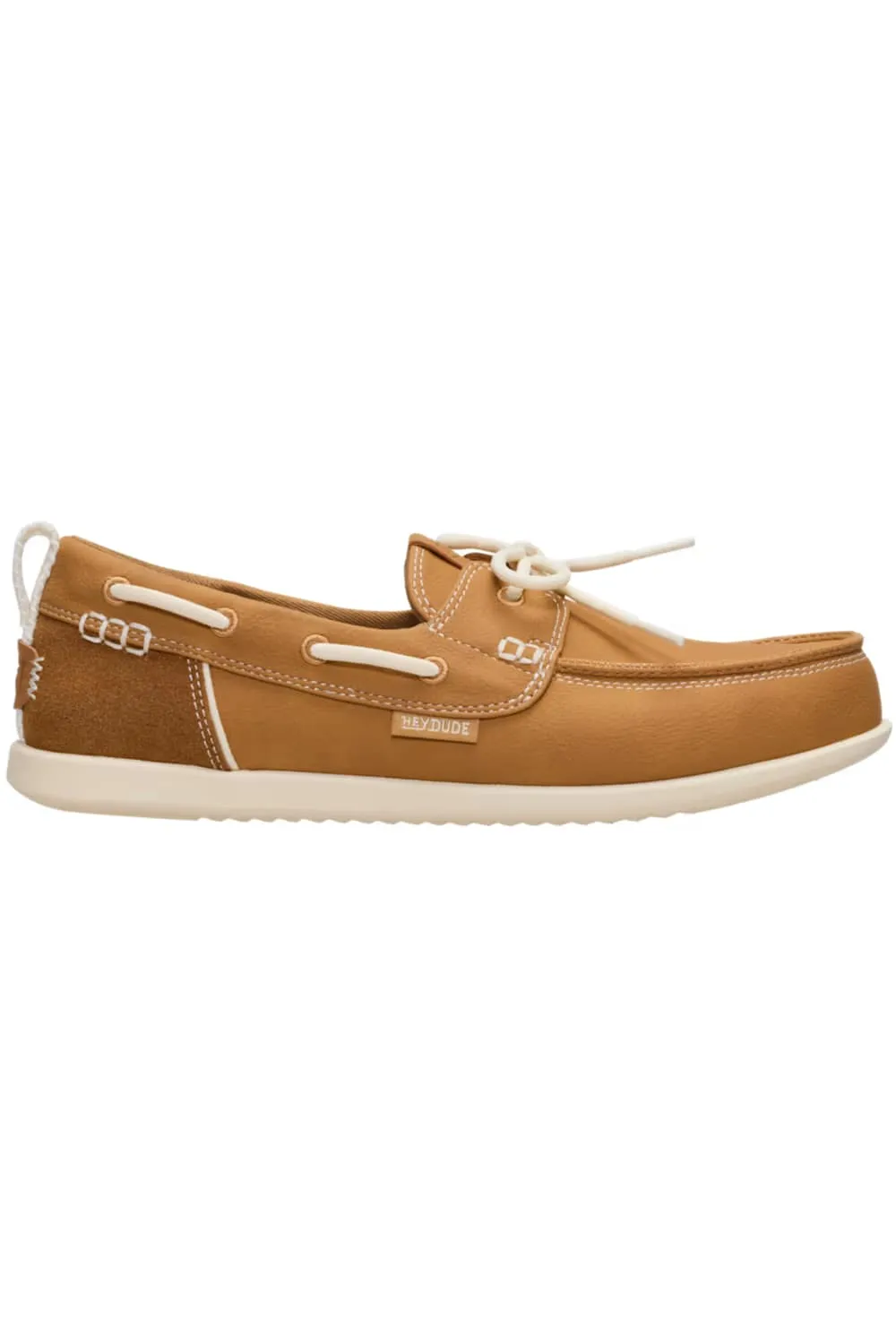 HEYDUDE Women’s Harbor Breeze Lo Classic Shoes in Bone Brown | 45199-018 sold by Glik’s product image thumbnail 4