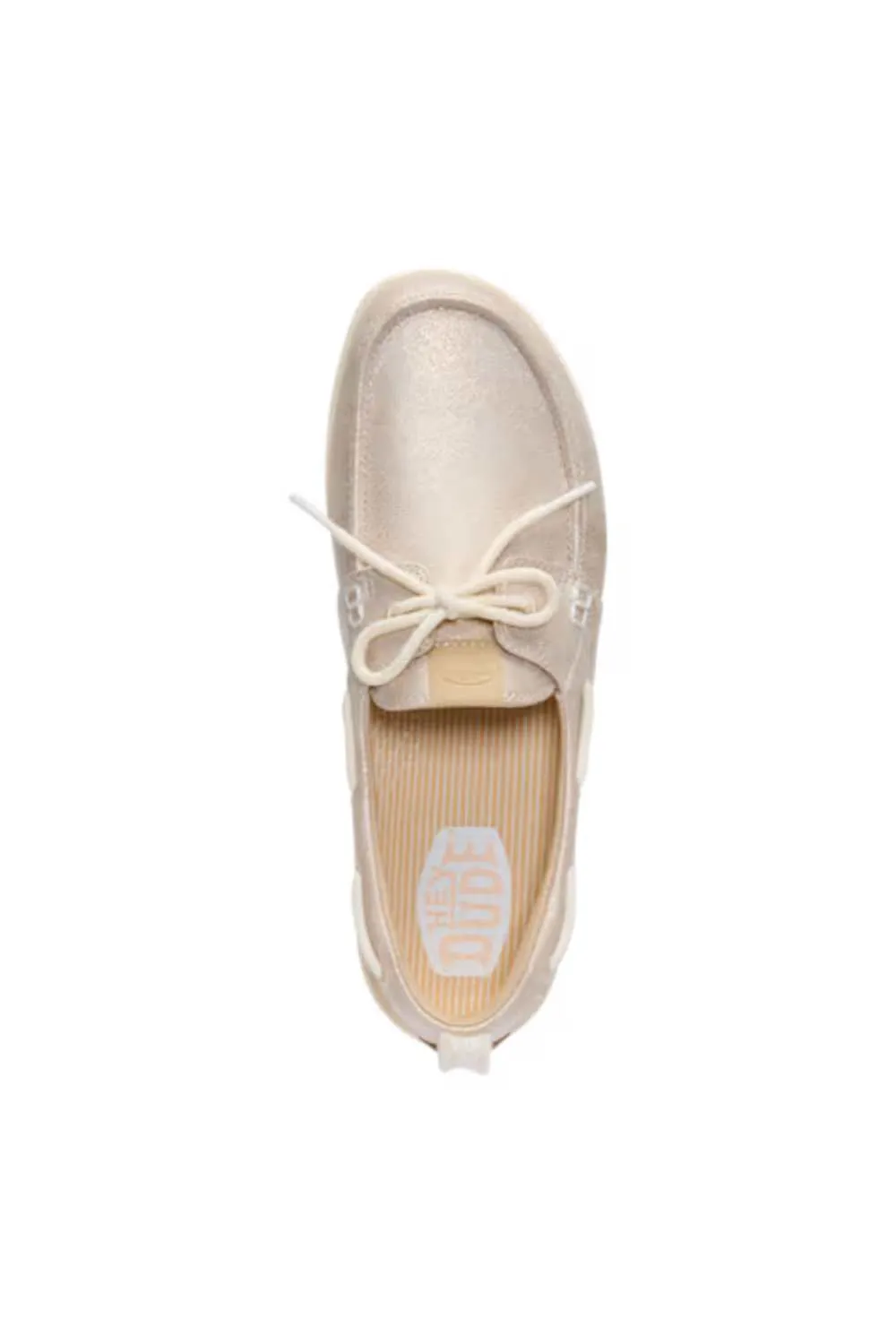 HEYDUDE Women’s Harbor Breeze Lo Classic Shoes in Platinum | 45199-2MY sold by Glik’s product image thumbnail 3