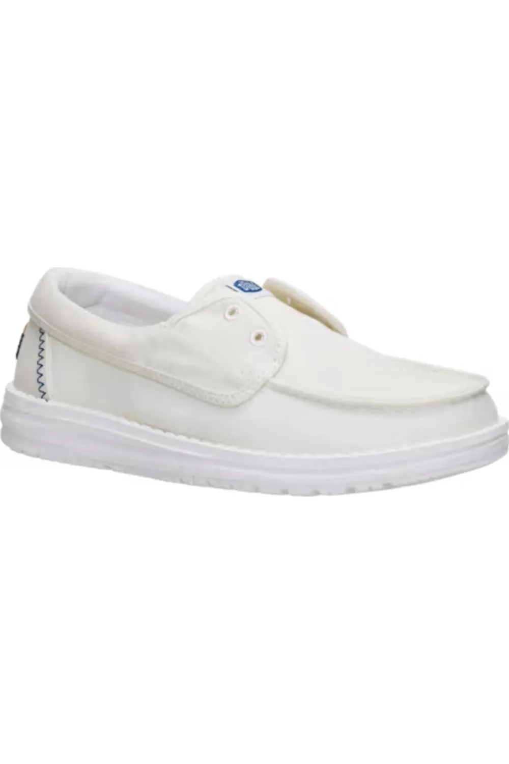 HEYDUDE Women’s Wendy Cru Stretch Canvas Shoes in Snow White | 45154-1WQ sold by Glik’s product image thumbnail 4