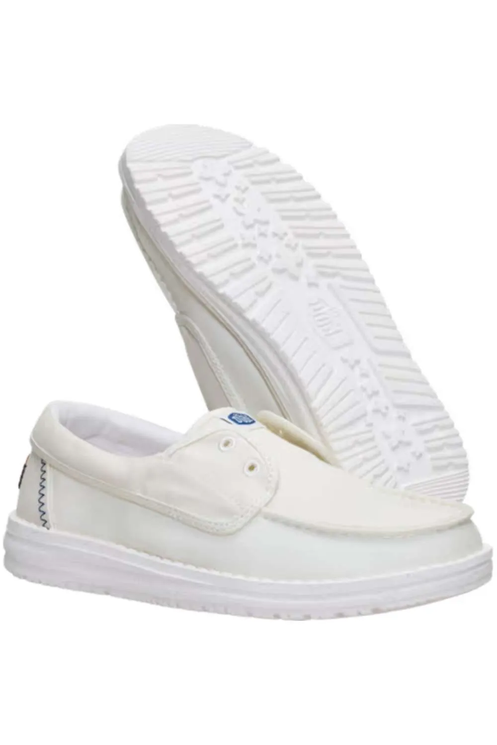 HEYDUDE Women’s Wendy Cru Stretch Canvas Shoes in Snow White | 45154-1WQ sold by Glik’s product image thumbnail 2