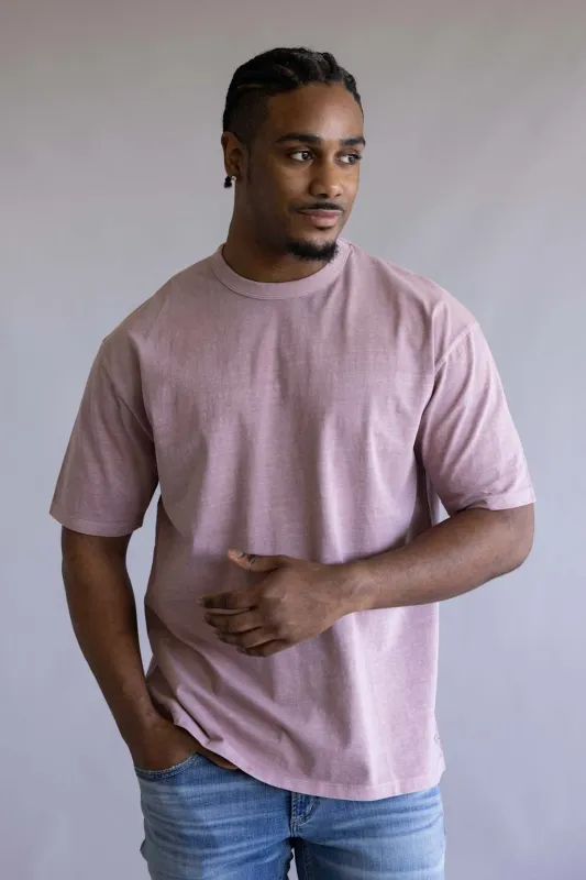 Industrie Del Sur T-Shirt for Men in Berry | MTE31698-BERRY made by Industrie Clothing