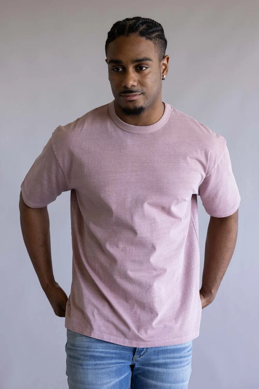Industrie Del Sur T-Shirt for Men in Berry | MTE31698-BERRY sold by Glik’s product image thumbnail 4