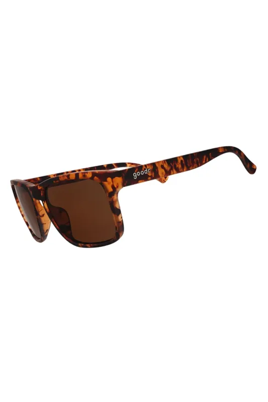 goodr Certified Pet Psychic Grand G Sunglasses in Brown Tortoiseshell | G00730-GRG-02 made by Goodr