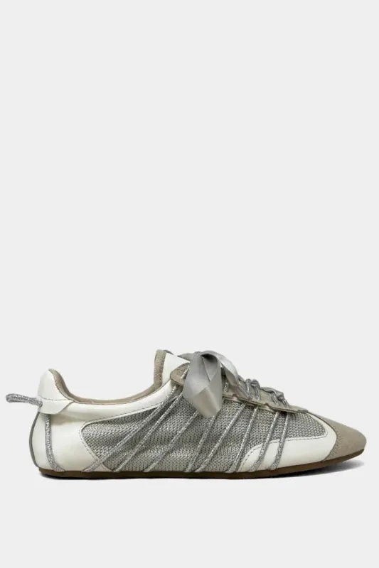 Shu Shop Sheryl Ballet Sneakers for Women in Light Grey | SHERYL-055 LIGHT GREY sold by Glik’s