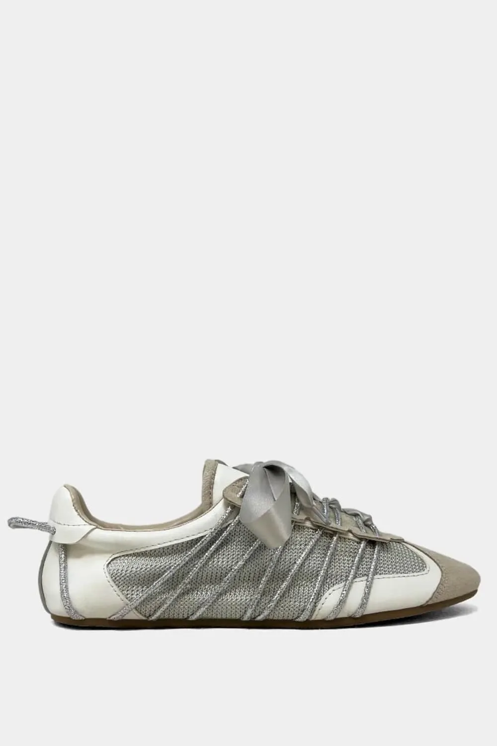 Shu Shop Sheryl Ballet Sneakers for Women in Light Grey | SHERYL-055 LIGHT GREY sold by Glik’s