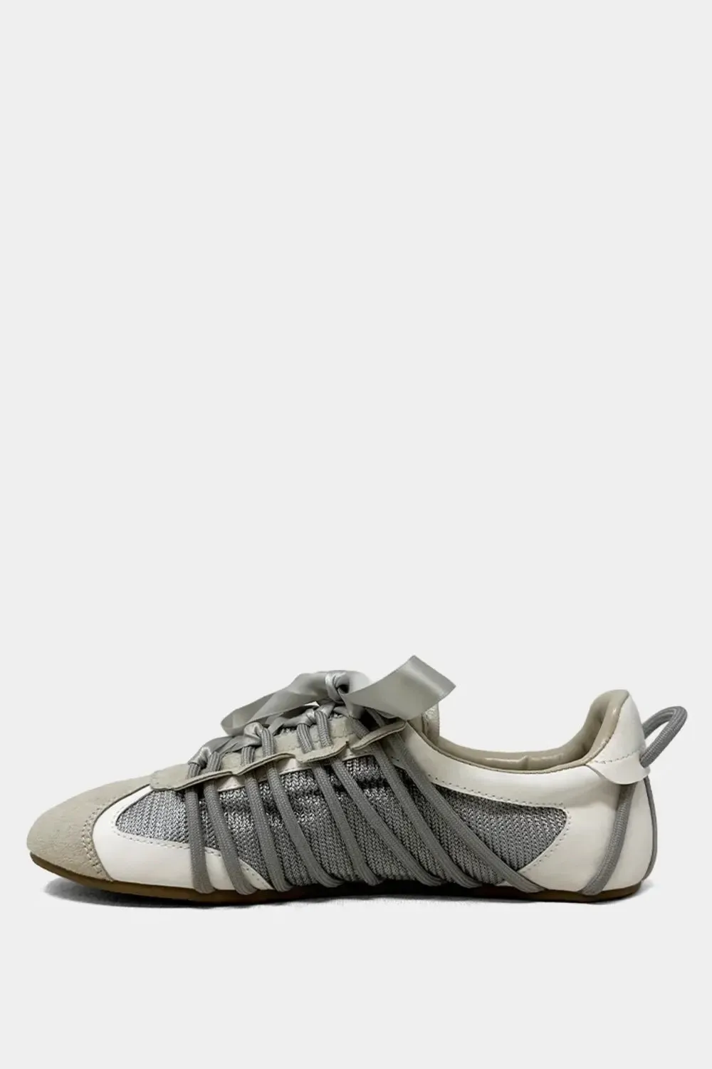 Shu Shop Sheryl Ballet Sneakers for Women in Light Grey | SHERYL-055 LIGHT GREY sold by Glik’s product image thumbnail 4