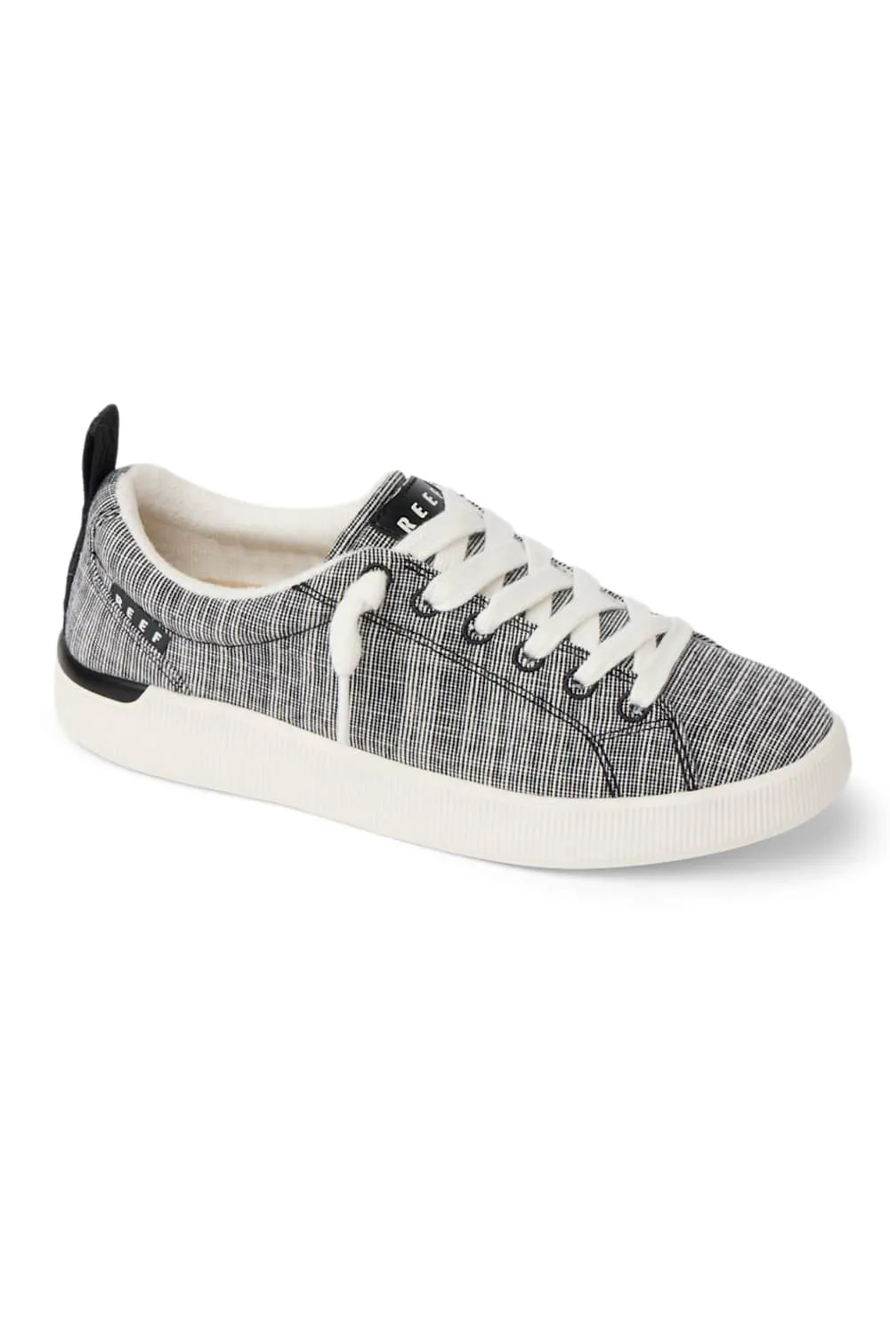 Reef Neptune Alana Sneakers for Women in Black Textile | CJ8757 sold by Glik’s