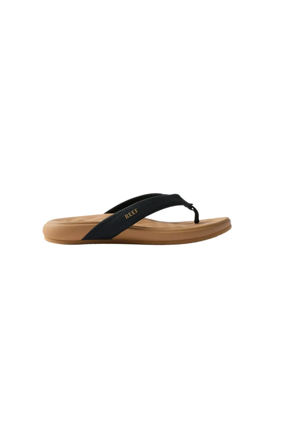 Reef Cushion Melody Flip Flops for Women in Black/Tan | CJ8132 sold by Glik’s product image thumbnail 4