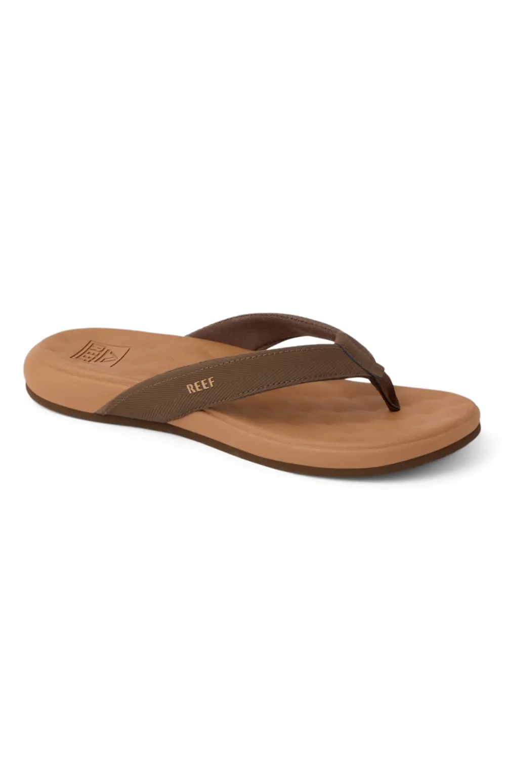 Reef Cushion Melody Flip Flops for Women in Chocolate | CJ8709 sold by Glik’s