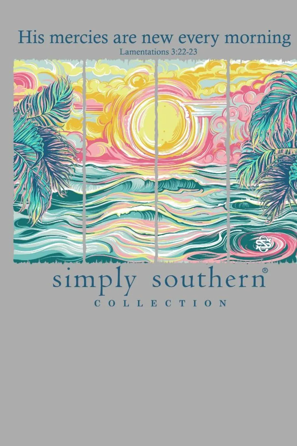 Simply Southern Plus Size His Mercies T-Shirt for Women in Lunar | EXT-SS-MORNING-LUNAR sold by Glik’s product image thumbnail 2