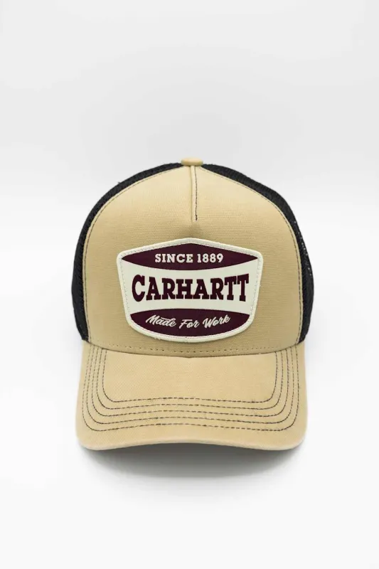 Carhartt Canvas Patch Trucker Hat made by Glik’s
