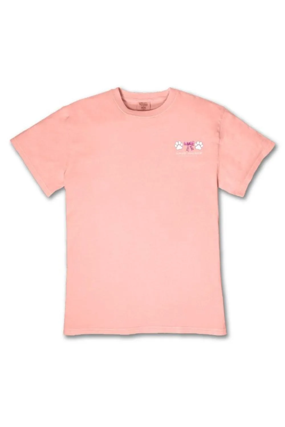 Simply Southern Girls Best Friend T-Shirt for Women in Light Peach | MINWASH-FRIEND-LTPCH sold by Glik’s product image thumbnail 3