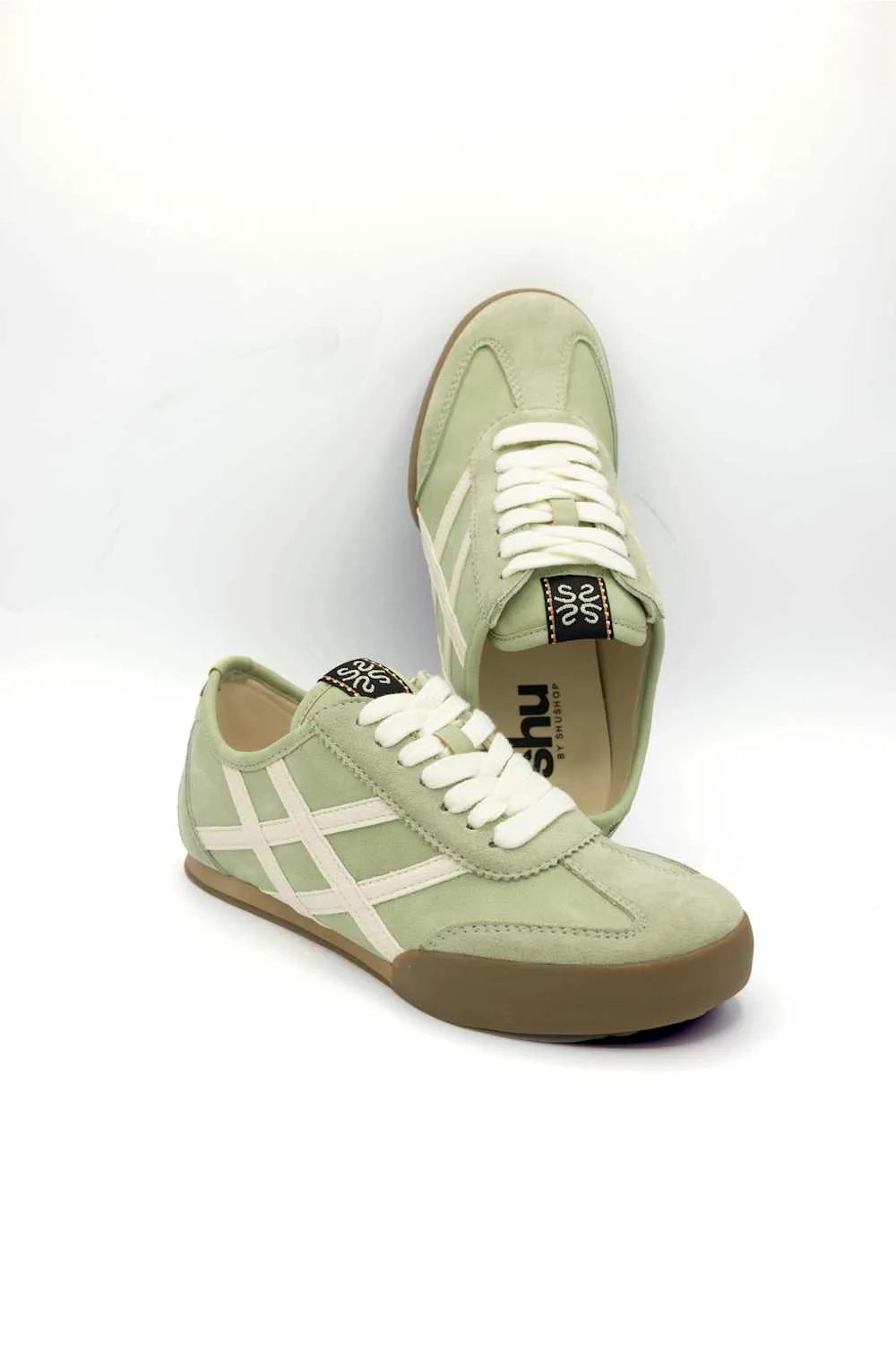 Shu Shop Polly Sneakers for Women in Green | POLLY-GREEN sold by Glik’s product image thumbnail 3