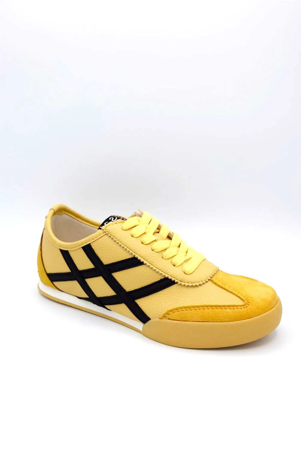 Shu Shop Polly Sneakers for Women in Yellow | POLLY-YELLOW sold by Glik’s